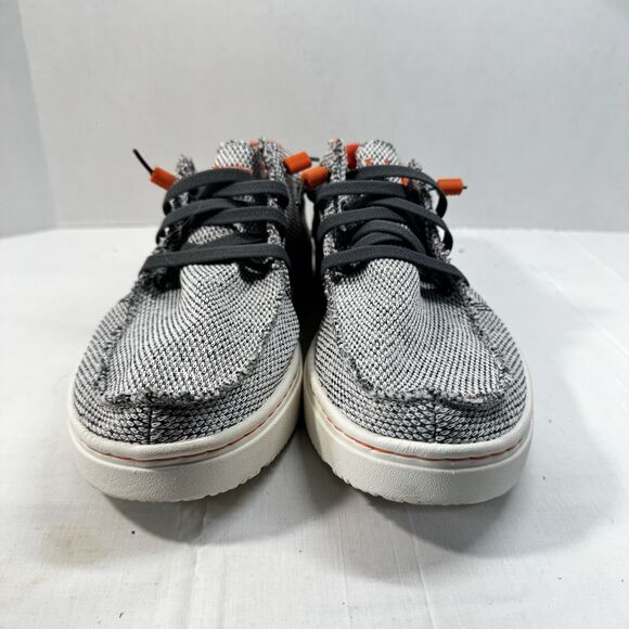 LL Bean Men's Higgins Beach 4-Eye Slip-On Shoes Size 8 Medium Gray Comfort Beach - Picture 9 of 13